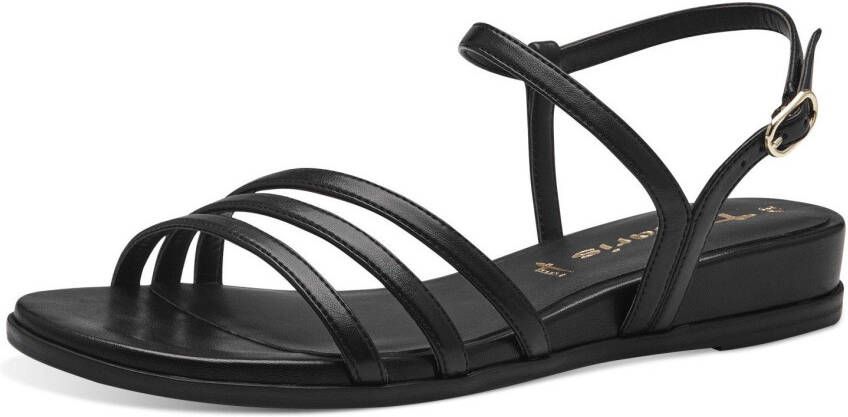 Tamaris Sandalen zomerschoen sandaal wig hak met smalle bandjes