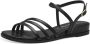 Tamaris Sandalen zomerschoen sandaal wig hak met smalle bandjes - Thumbnail 1