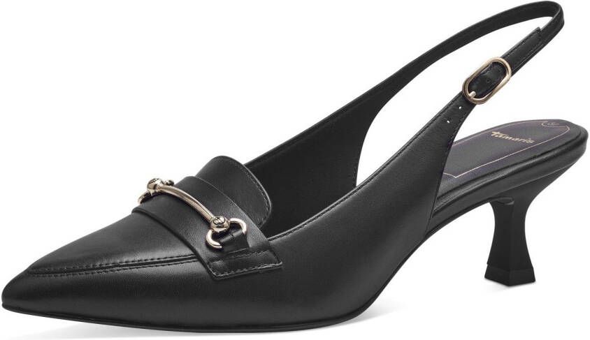 Tamaris Slingback pumps avondschoen zomerschoen stilettohak met modieuze siergesp