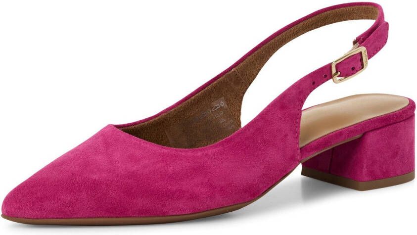 Tamaris Slingback pumps blokhak avondschoen zomerschoen met verstelbare riem