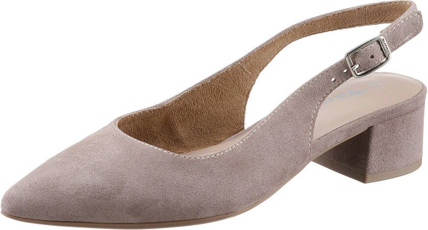 Tamaris Slingback pumps blokhak avondschoen zomerschoen met verstelbare riem