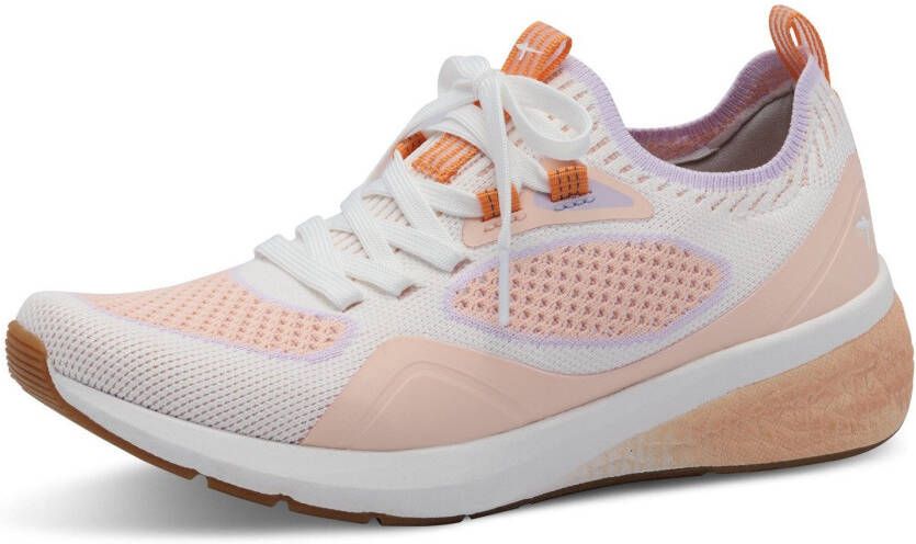 Tamaris Slip-on sneakers vrijetijdsschoen lage schoen slippers met aangebrachte veters
