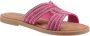Tamaris Slippers blokhak feestmode zomerschoen met fonkelende bandage - Thumbnail 2
