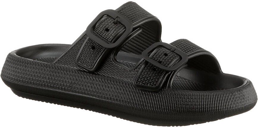 Tamaris Slippers Core plateau zomerschoen slippers badschoen comfortabele vorm