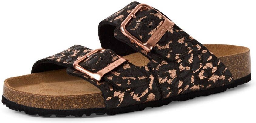 Tamaris Slippers zomerschoen slippers met gepolsterde binnenzool