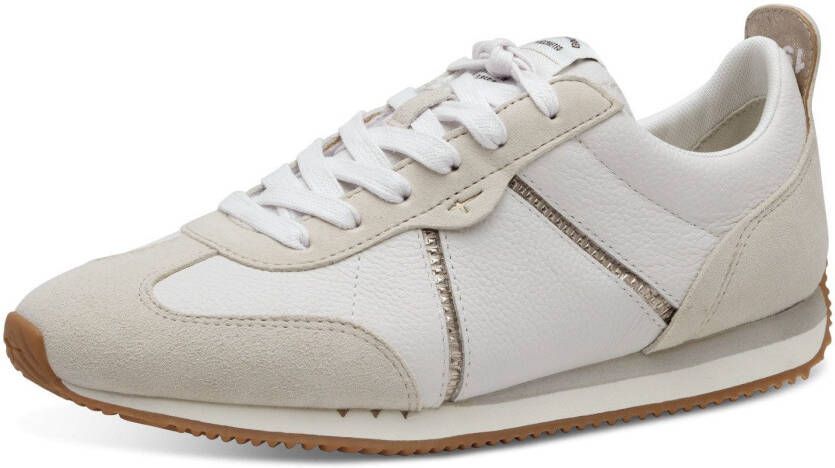 Tamaris Sneakers vrijetijdsschoen halfschoen veterschoen met logo-applicatie