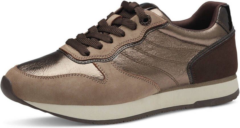 Tamaris ESSENTIALS -Dames Sneaker Low-Tamaris Vegan-taupe comb - Foto 3