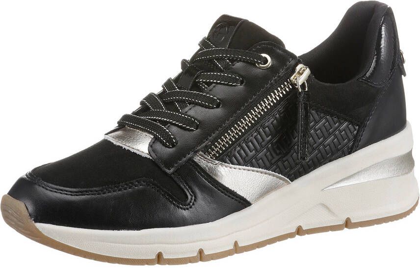 Tamaris Zwarte Vegan Sneaker met Versterkte Hiel Black Dames - Foto 5