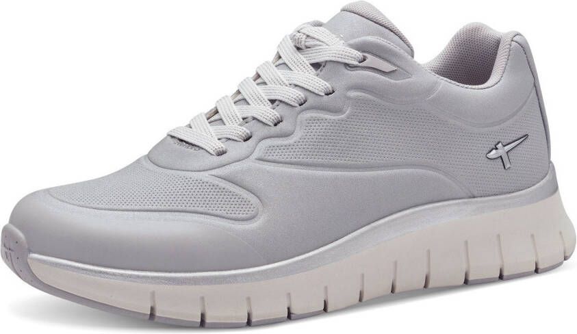 Tamaris Sneakers met sleehak vrijetijdsschoen lage schoen veterschoen met waterproof-uitrusting