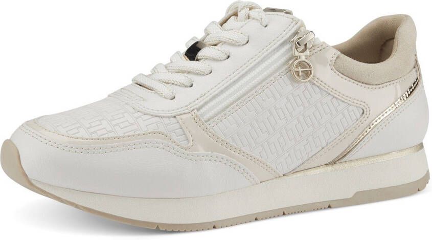 Tamaris Sneakers met sleehak Almina vrijetijdsschoen lage schoen veterschoen in smalle vorm - Foto 9