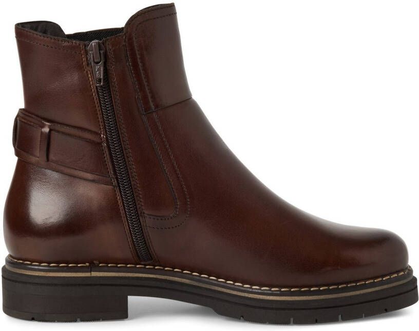 Tamaris Chelsea-boots blokhak zakelijke schoen enkellaarsje met touch it-uitrusting - Foto 3