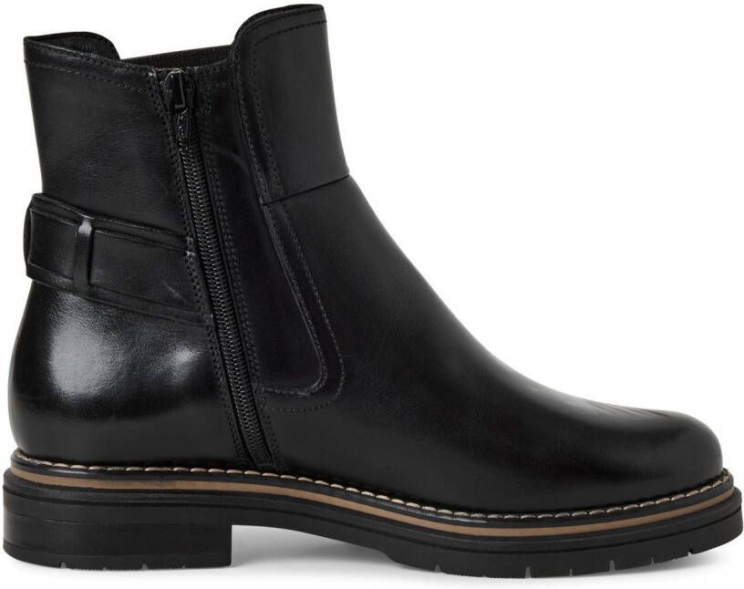 Tamaris Chelsea-boots blokhak zakelijke schoen enkellaarsje met touch it-uitrusting - Foto 3