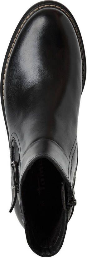 Tamaris Chelsea-boots blokhak zakelijke schoen enkellaarsje met touch it-uitrusting - Foto 2