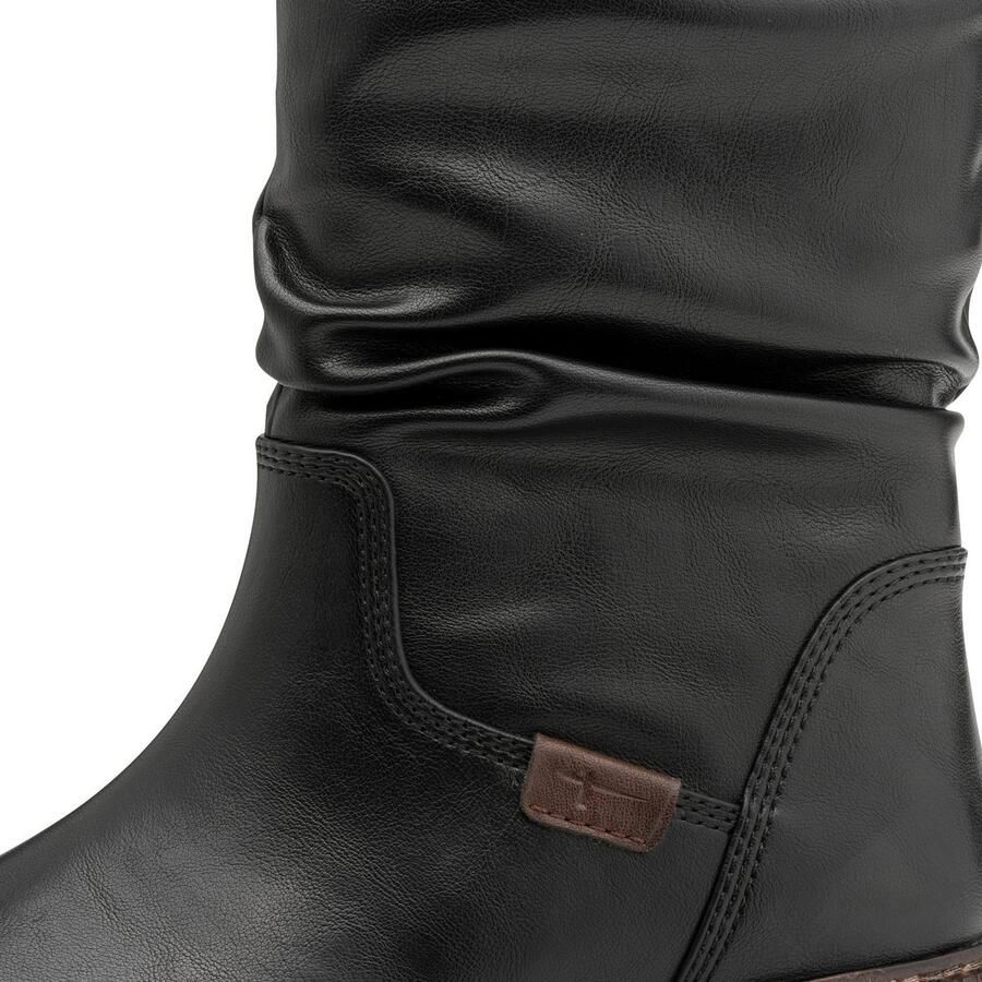 Tamaris Laarsjes blokhak korte laars laarzen in vegane verwerking - Foto 2