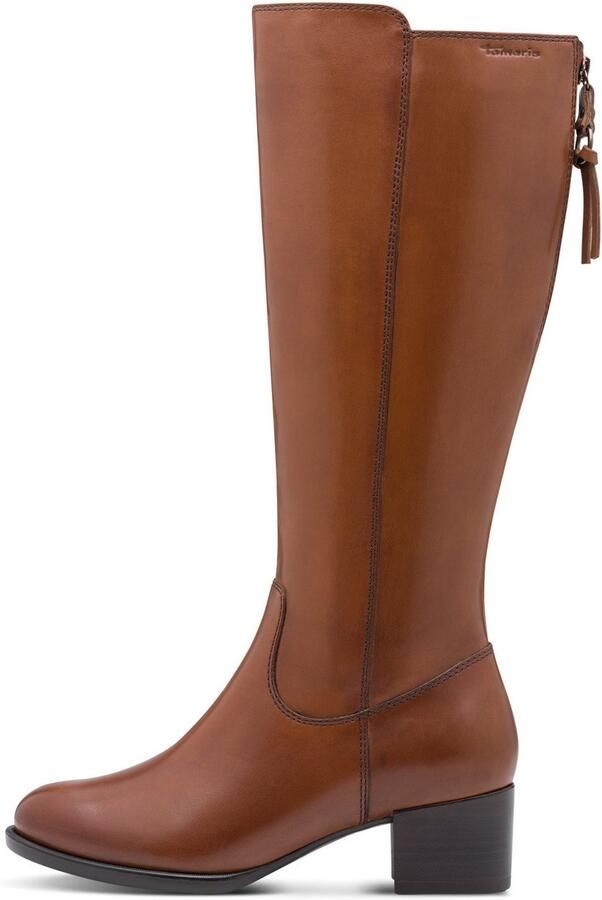 Tamaris Laarzen blokhak lange laars met binnenritssluiting - Foto 5