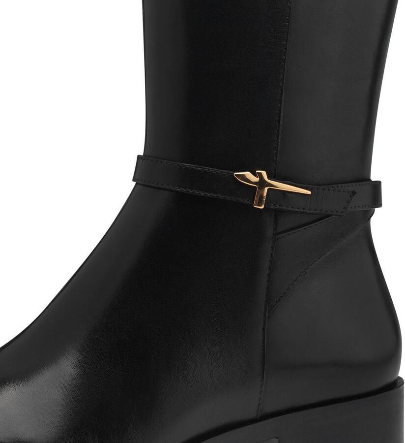 Tamaris Laarzen Blokhak lange laars met T-logo element - Foto 11