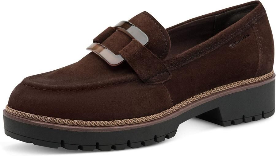 Tamaris Loafers blokhak slipper zakelijke schoen met touch-it-uitrusting - Foto 10