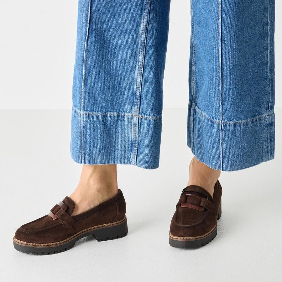 Tamaris Loafers blokhak slipper zakelijke schoen met touch-it-uitrusting - Foto 4