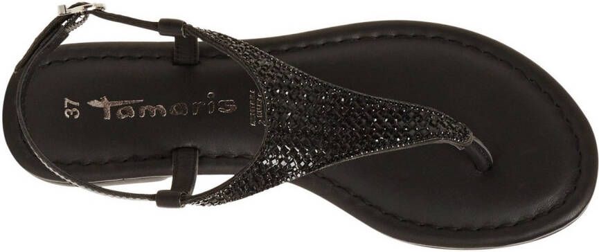 Tamaris Sandalen sandalette zomerschoen feestdagenschuh fonkelende strasssteentjes - Foto 3