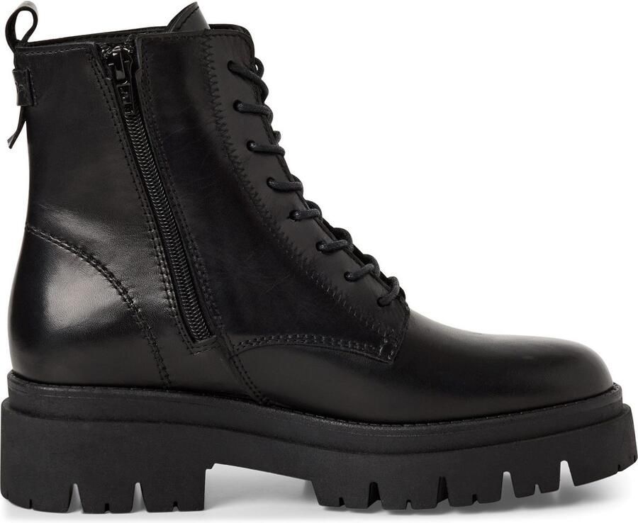 Tamaris Veterlaarsjes blokhak veterboots met touch it-uitvoering - Foto 4