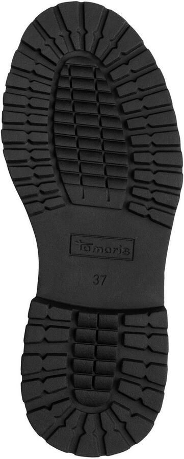 Tamaris Veterlaarsjes blokhak veterboots met sier elementen in metalliclook - Foto 5