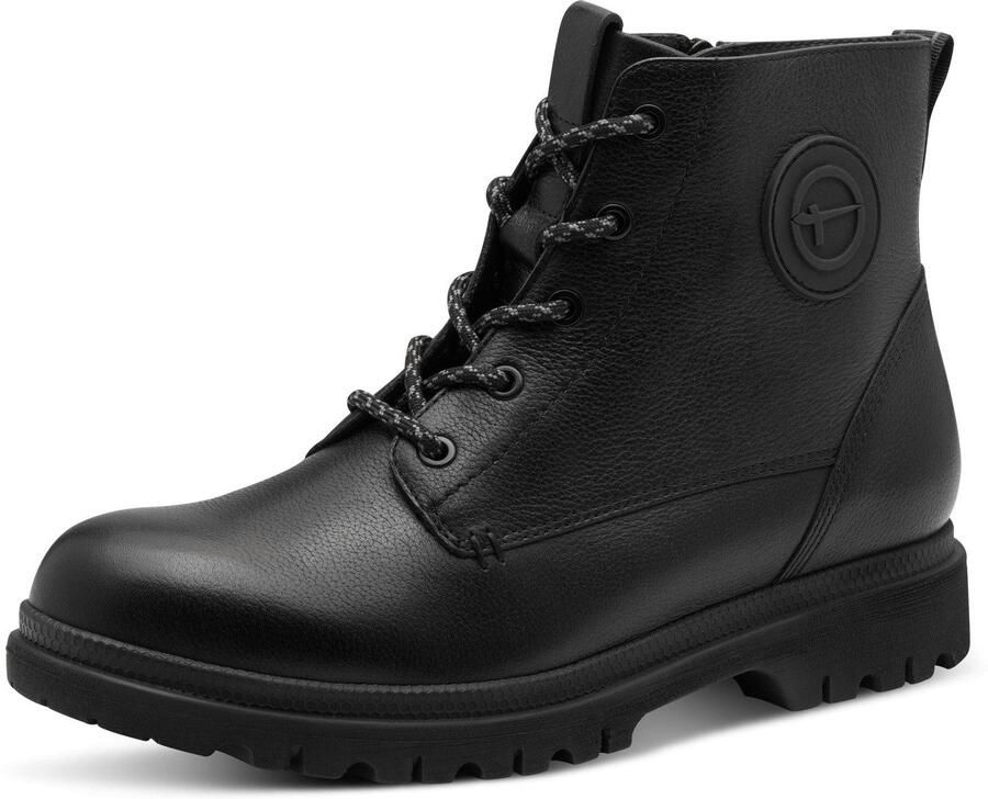 Tamaris Veterschoenen blokhak veterlaarsje met mooi logo-embleem - Foto 6