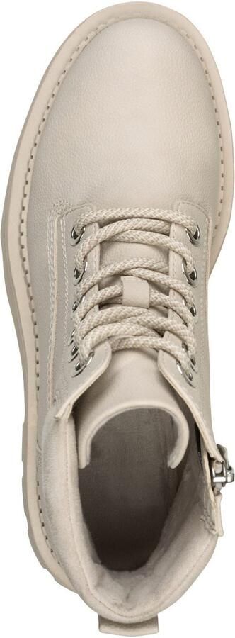 Tamaris Veterschoenen blokhak veterenkellaars bezet met glanzende strassstenen - Foto 6