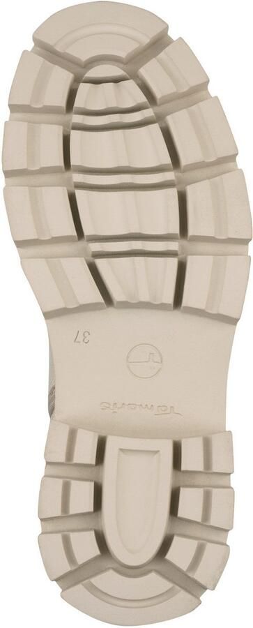 Tamaris Veterschoenen blokhak veterenkellaars bezet met glanzende strassstenen - Foto 5