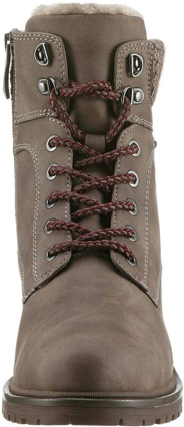 Tamaris Winterlaarzen blokhak veterschoenen winter enkellaars met duo tex-uitrusting - Foto 9