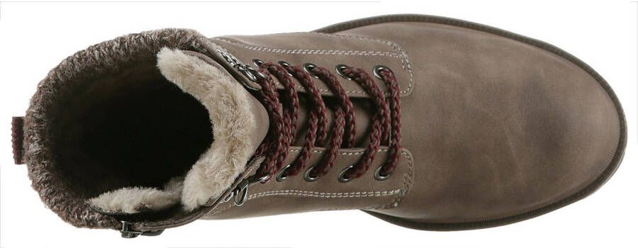 Tamaris Winterlaarzen blokhak veterschoenen winter enkellaars met duo tex-uitrusting - Foto 7