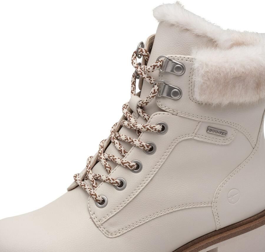 Tamaris Winterlaarzen blokhak veterschoenen winter enkellaars met duo tex-uitrusting - Foto 4