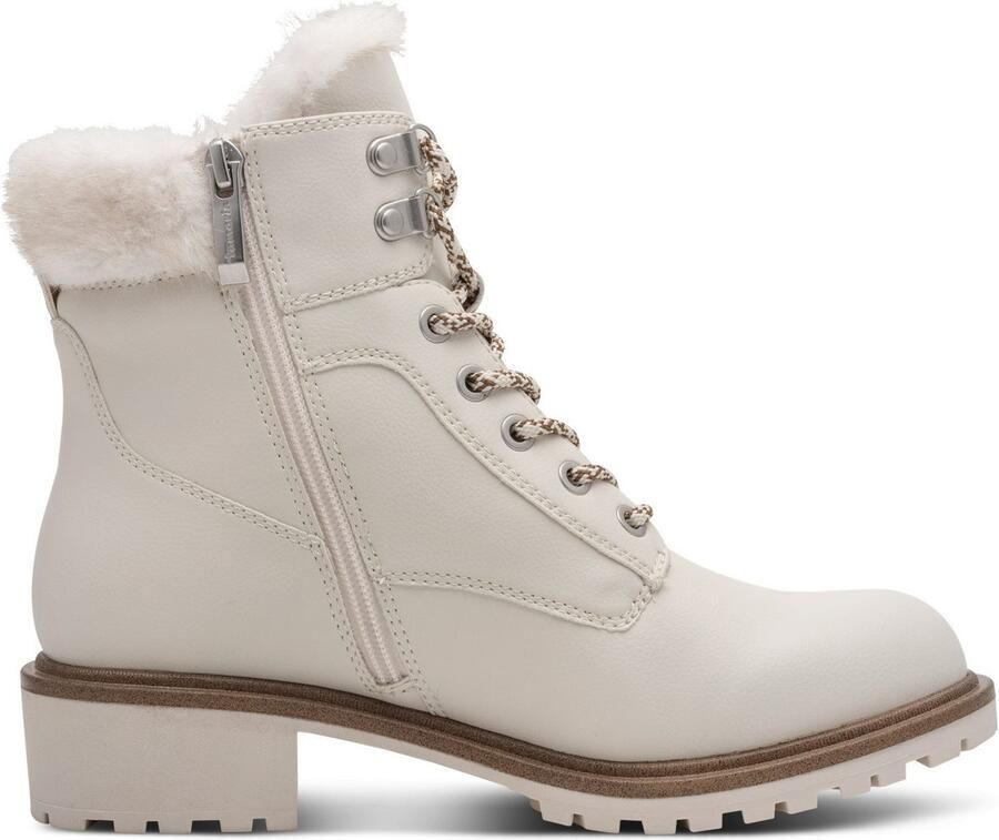 Tamaris Winterlaarzen blokhak veterschoenen winter enkellaars met duo tex-uitrusting - Foto 5
