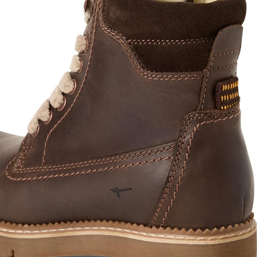 Tamaris dames leren enkellaars 1-26224-45 304 laarzen M2622445 bruin