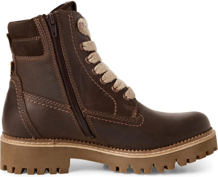Tamaris dames leren enkellaars 1-26224-45 304 laarzen M2622445 bruin - Foto 4