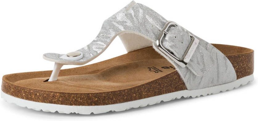 Tamaris Teenslippers Corra zomerschoen slippers met comfortabele tussenstuk voor de tenen