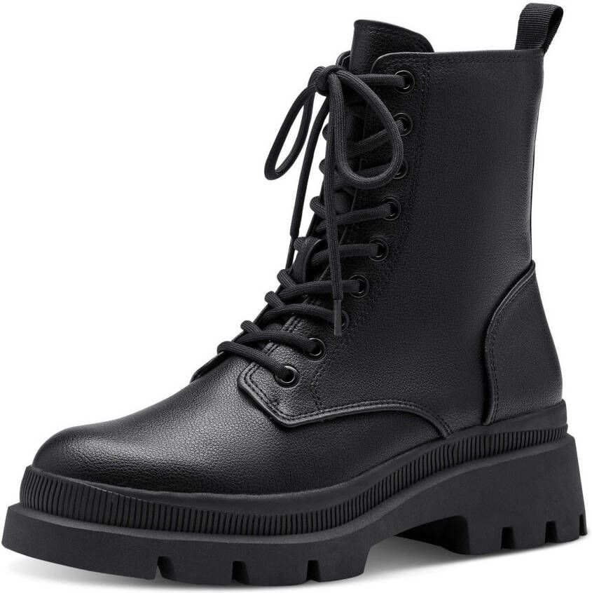 Tamaris Veterlaarsjes in eenkleurige look