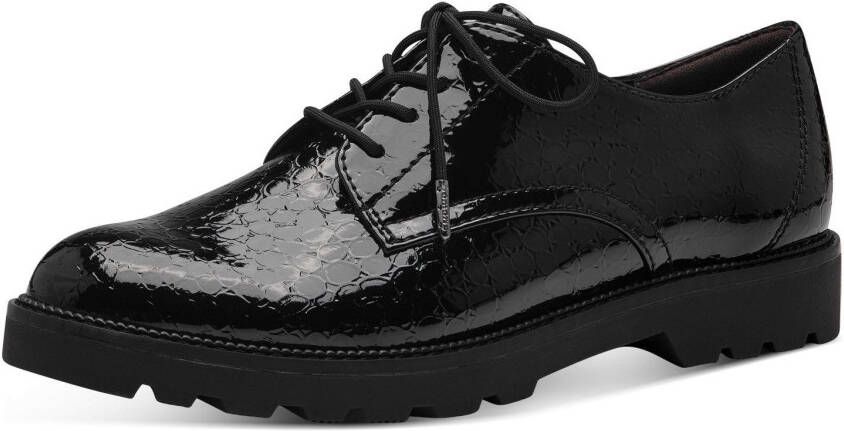Tamaris Veterschoenen businessschoen lage schoen met glanzende uitstraling