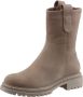 Tamaris Beige Warmgevoerde Dames Enkellaars Beige Dames - Thumbnail 6