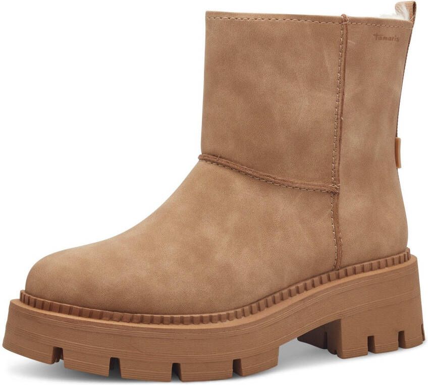 Tamaris Winterlaarzen hakken winter-enkellaars outdoorschoen met duo tex-uitrusting