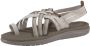 Teva Bruin Tinten W Voya Strappy Sandalen Dames Beige - Thumbnail 2