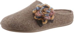 Thies Pantoffels met bloemapplicatie