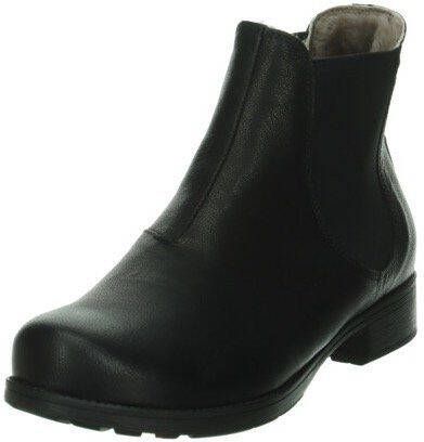 Think! Chelsea-boots DENK! met lamsvacht gevoerd