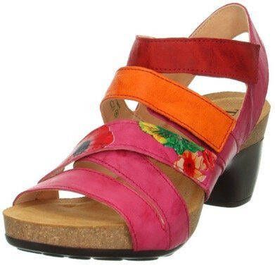 Think 3-000301-5020 Fuchsia combi dames sandaal wijdte G
