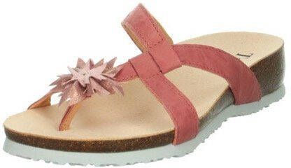 Think! Teenslippers Julia zomerschoen slippers met mooie bloem