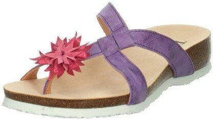 Think! Teenslippers Julia zomerschoen slippers met mooie bloem
