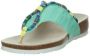 Think! Teenslippers Julia sleehak zomerschoen pantoffels met kleurrijke decoratieve elementen - Thumbnail 2