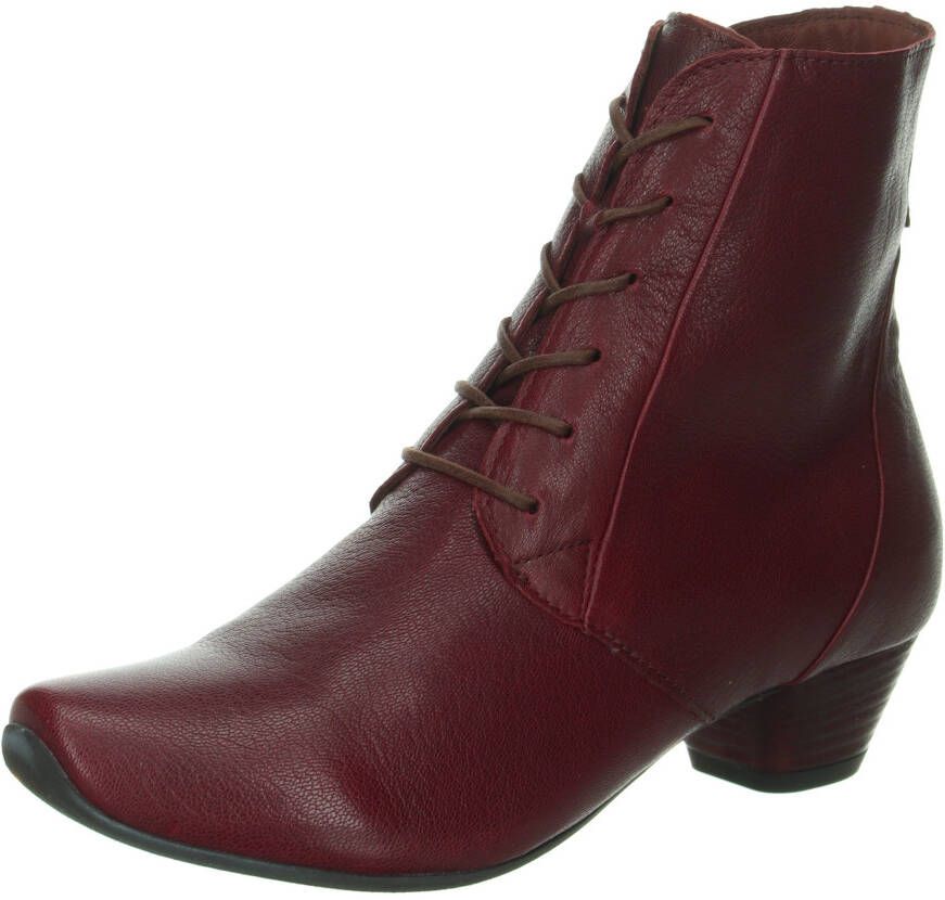 Think! Veterlaarsjes Aida Feestelijke schoen enkellaars van plantaardig gelooid leer