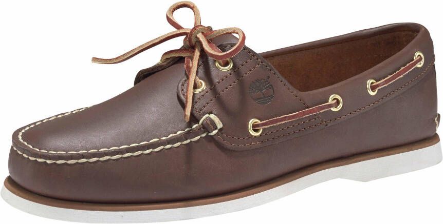 Timberland Men'S 2 Eye Boat Shoe Heren Bootschoenen Brown - Foto 4