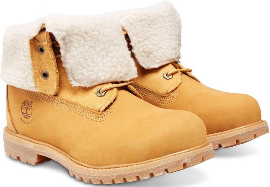 Timberland Auth Teddy winterschoenen Dames Fleece WP oranje Laarzen Boots Dameschoenen - Foto 1