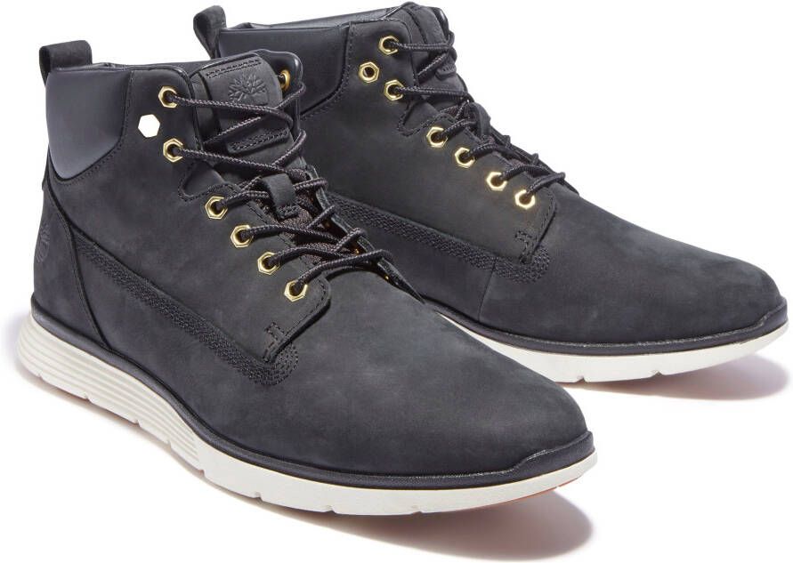 Wrangler Timberland Killington Chukka Veterboots Laarzen Met Veters Heren Zwart + - Foto 4